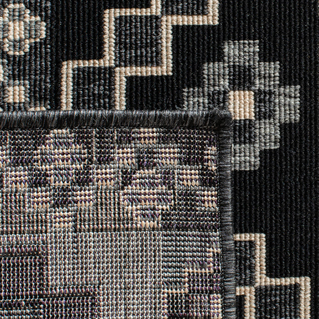 Safavieh Veranda Ver095 Black/Beige Rug.