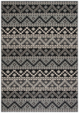 Safavieh Veranda Ver095 Black/Beige Rug.