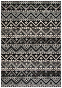 Safavieh Veranda Ver095 Black/Beige Area Rug