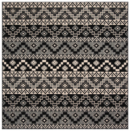 Safavieh Veranda Ver095 Black/Beige Area Rug