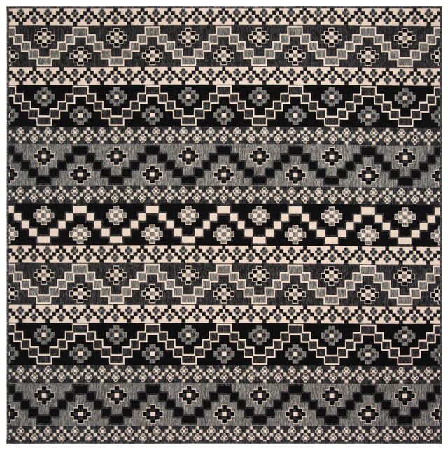 Safavieh Veranda Ver095 Black/Beige Rug.
