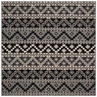 Safavieh Veranda Ver095 Black/Beige Area Rug