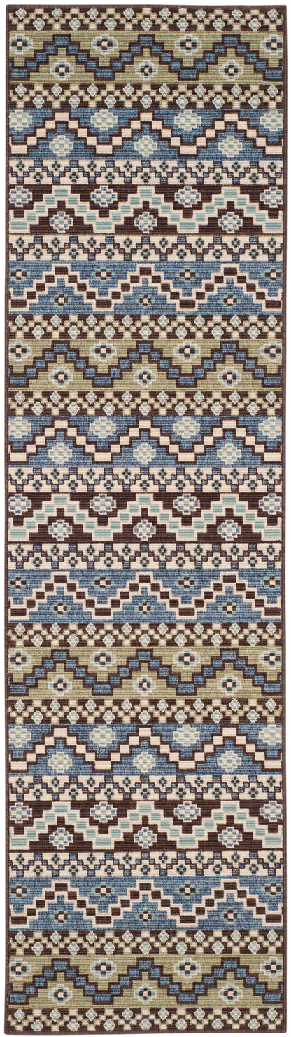 Safavieh Veranda Ver095 Blue/Creme Area Rug