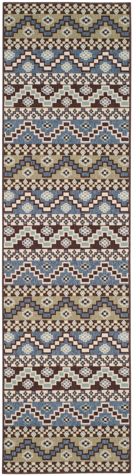 Safavieh Veranda Ver095 Blue/Creme Rug.