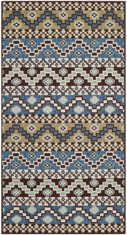 Safavieh Veranda Ver095 Blue/Creme Area Rug