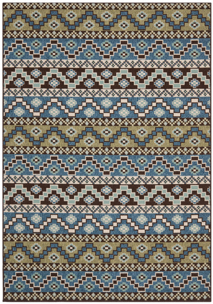 Safavieh Veranda Ver095 Blue/Creme Area Rug