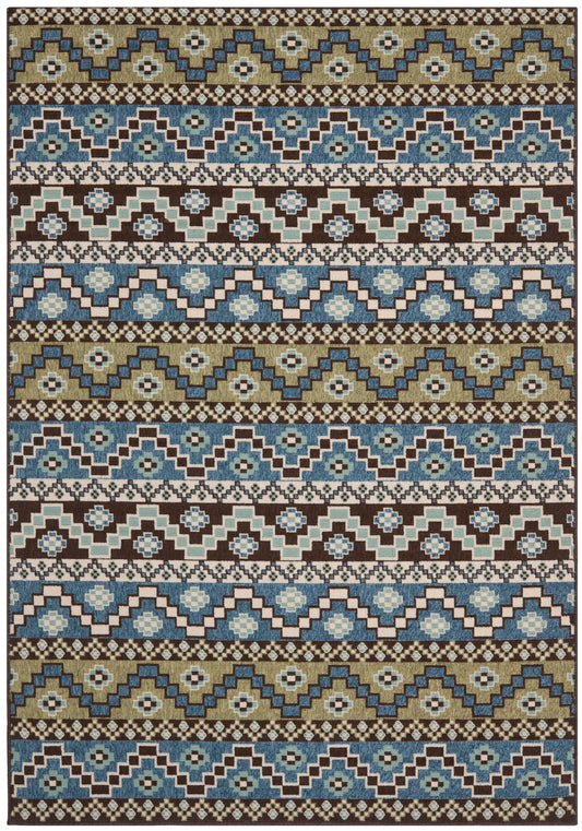 Safavieh Veranda Ver095 Blue/Creme Area Rug