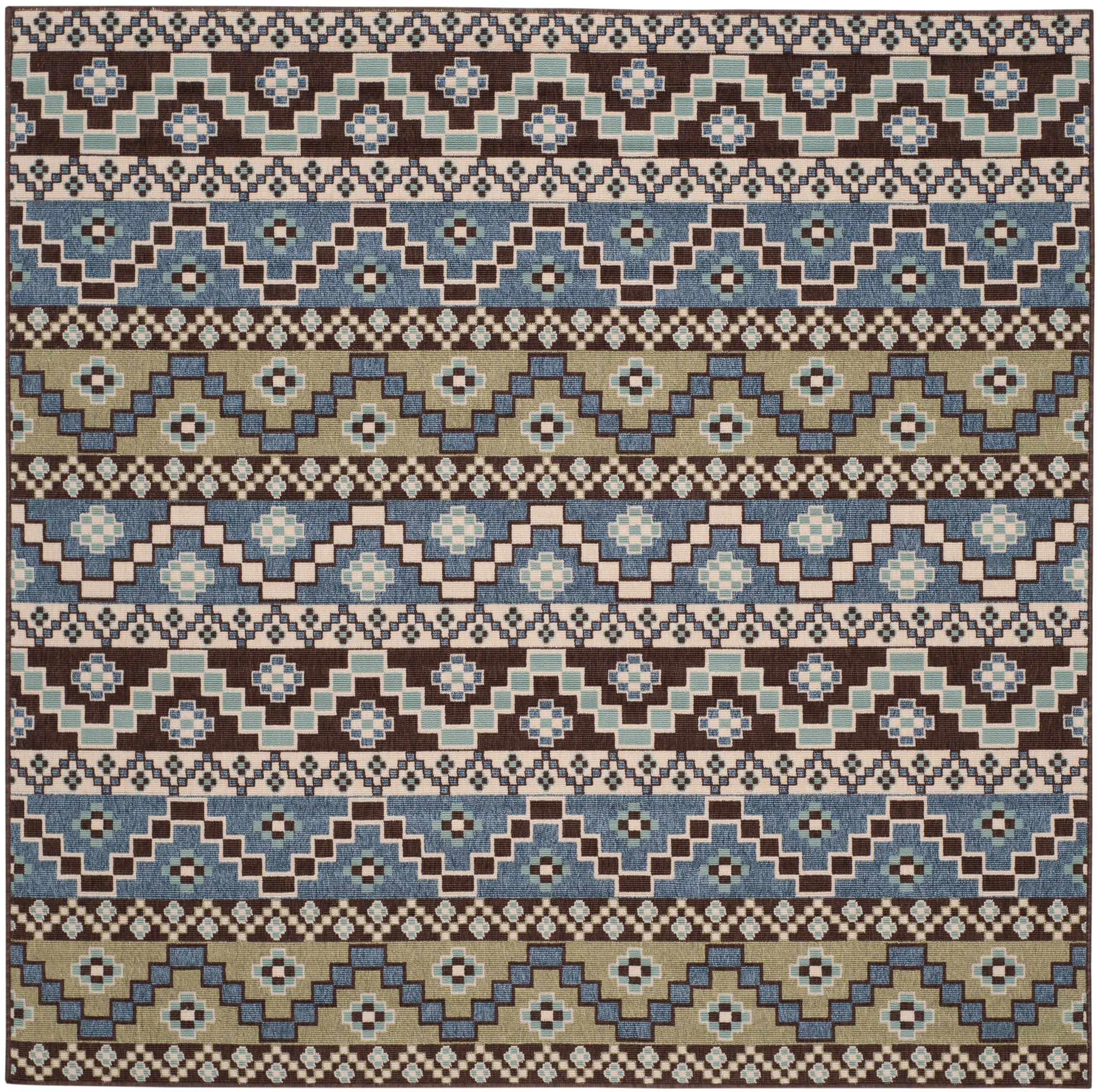 Safavieh Veranda Ver095 Blue/Creme Area Rug