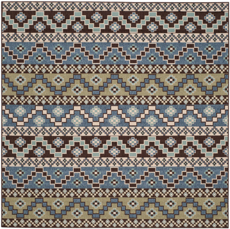Safavieh Veranda Ver095 Blue/Creme Rug.