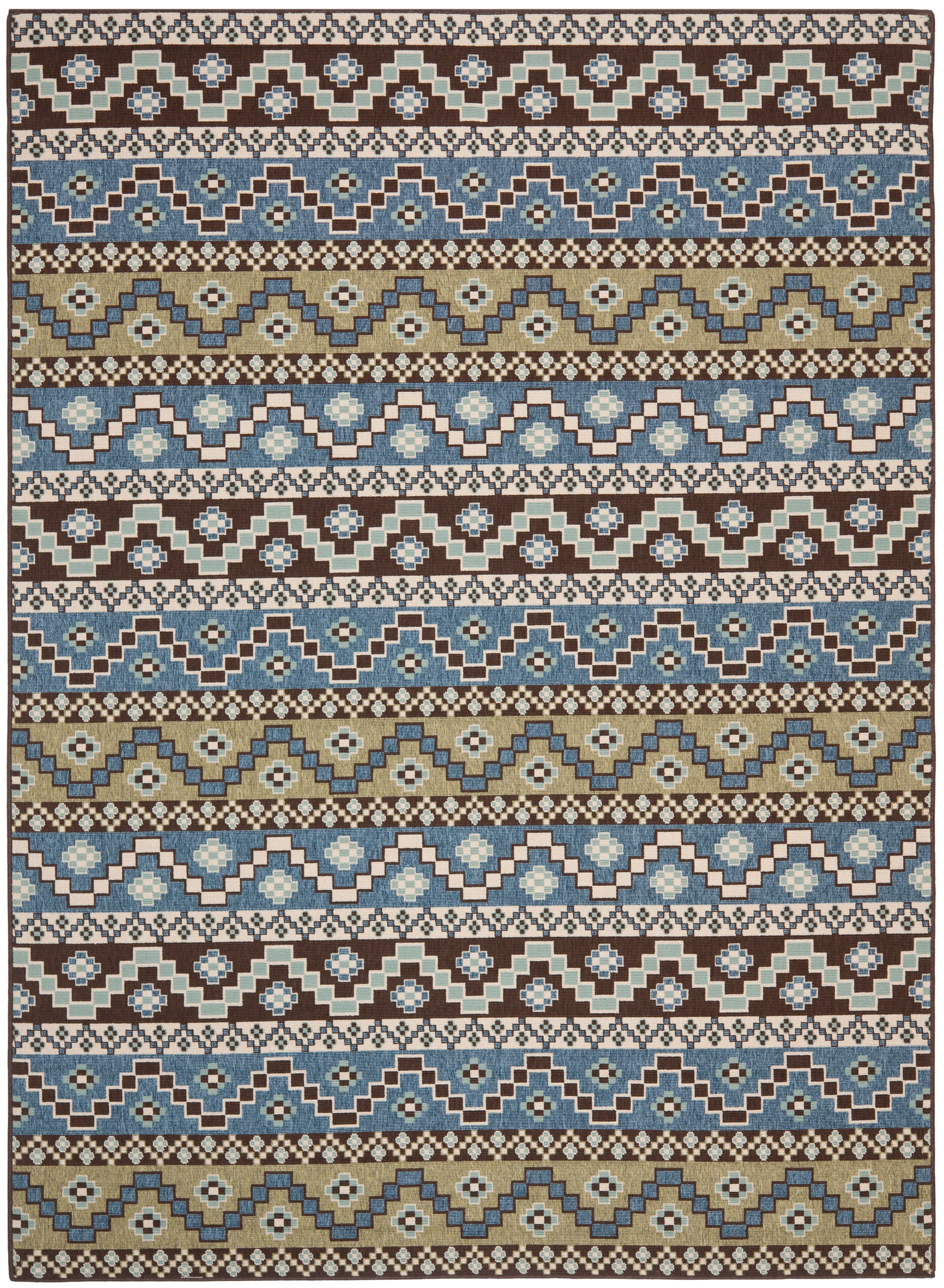 Safavieh Veranda Ver095 Blue/Creme Area Rug