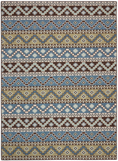 Safavieh Veranda Ver095 Blue/Creme Rug.