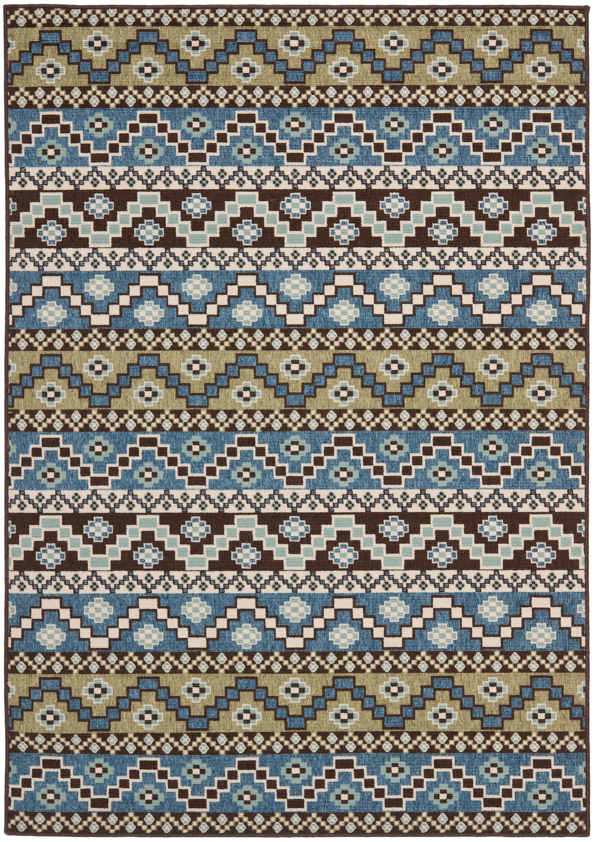 Safavieh Veranda Ver095 Blue/Creme Area Rug