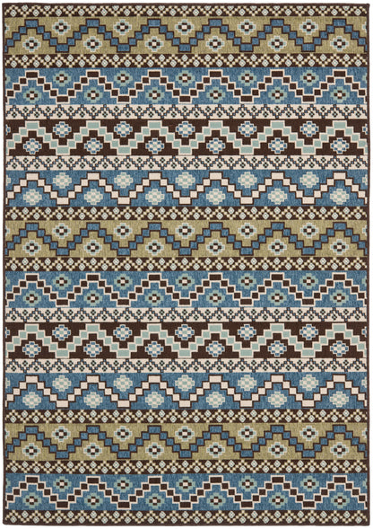 Safavieh Veranda Ver095 Blue/Creme Area Rug