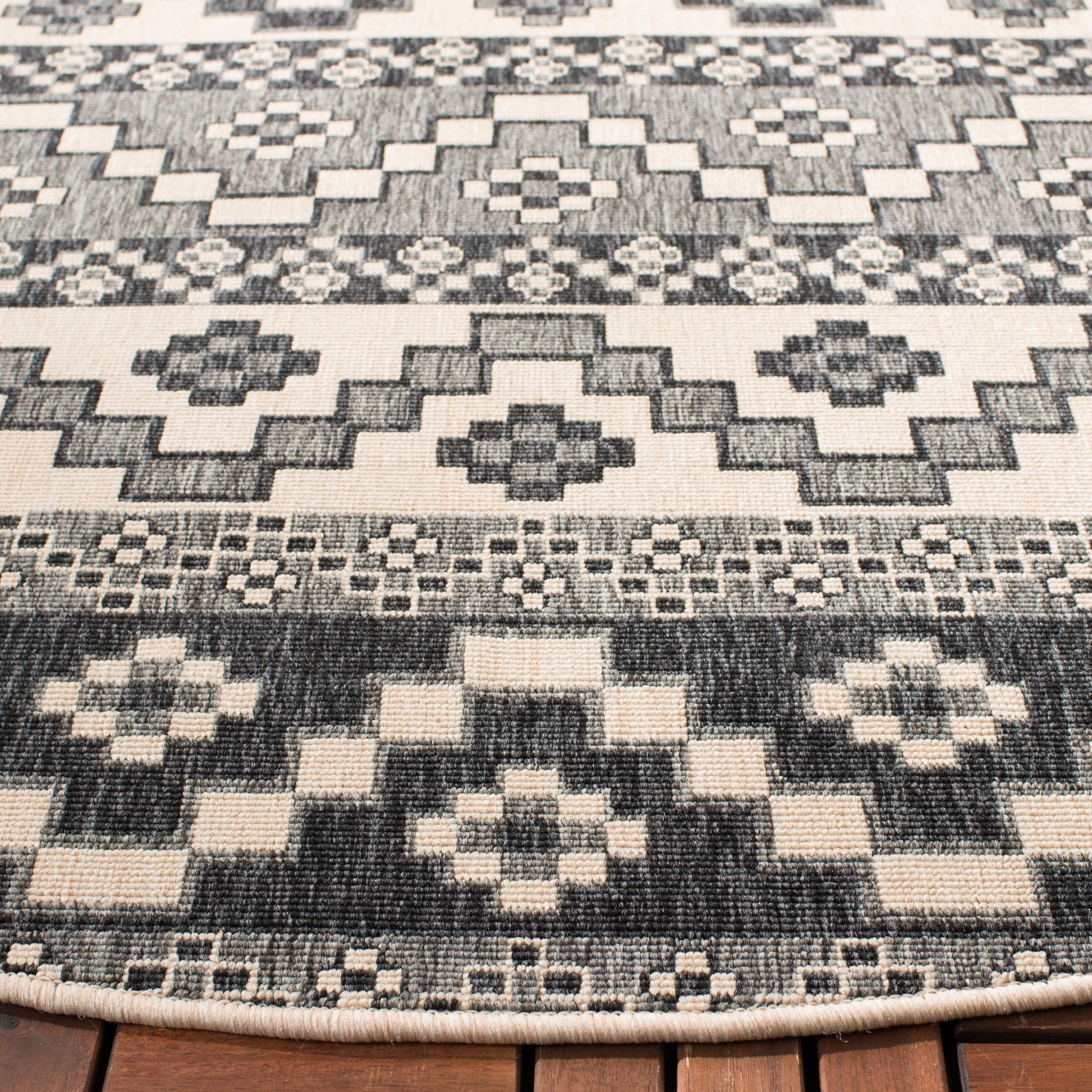 Safavieh Veranda Ver095 Grey/Beige Area Rug