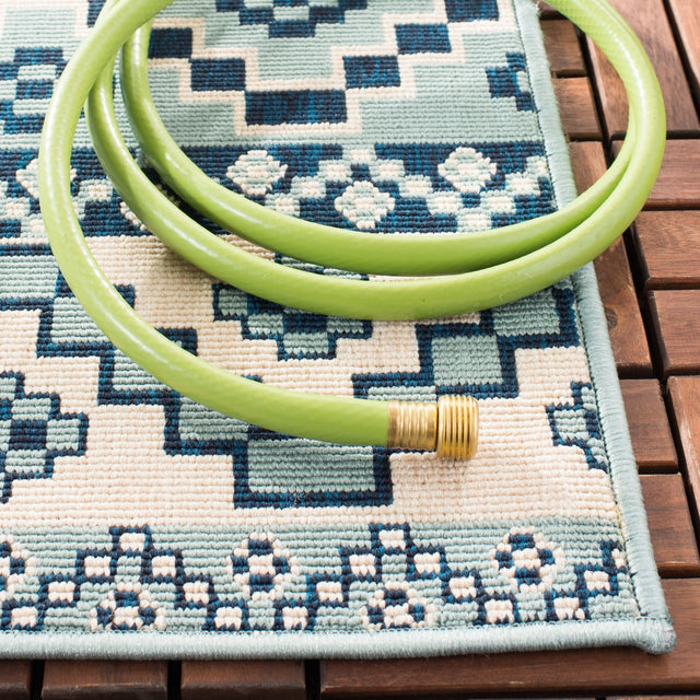 Safavieh Veranda Ver095 Turquoise/Blue Rugs.