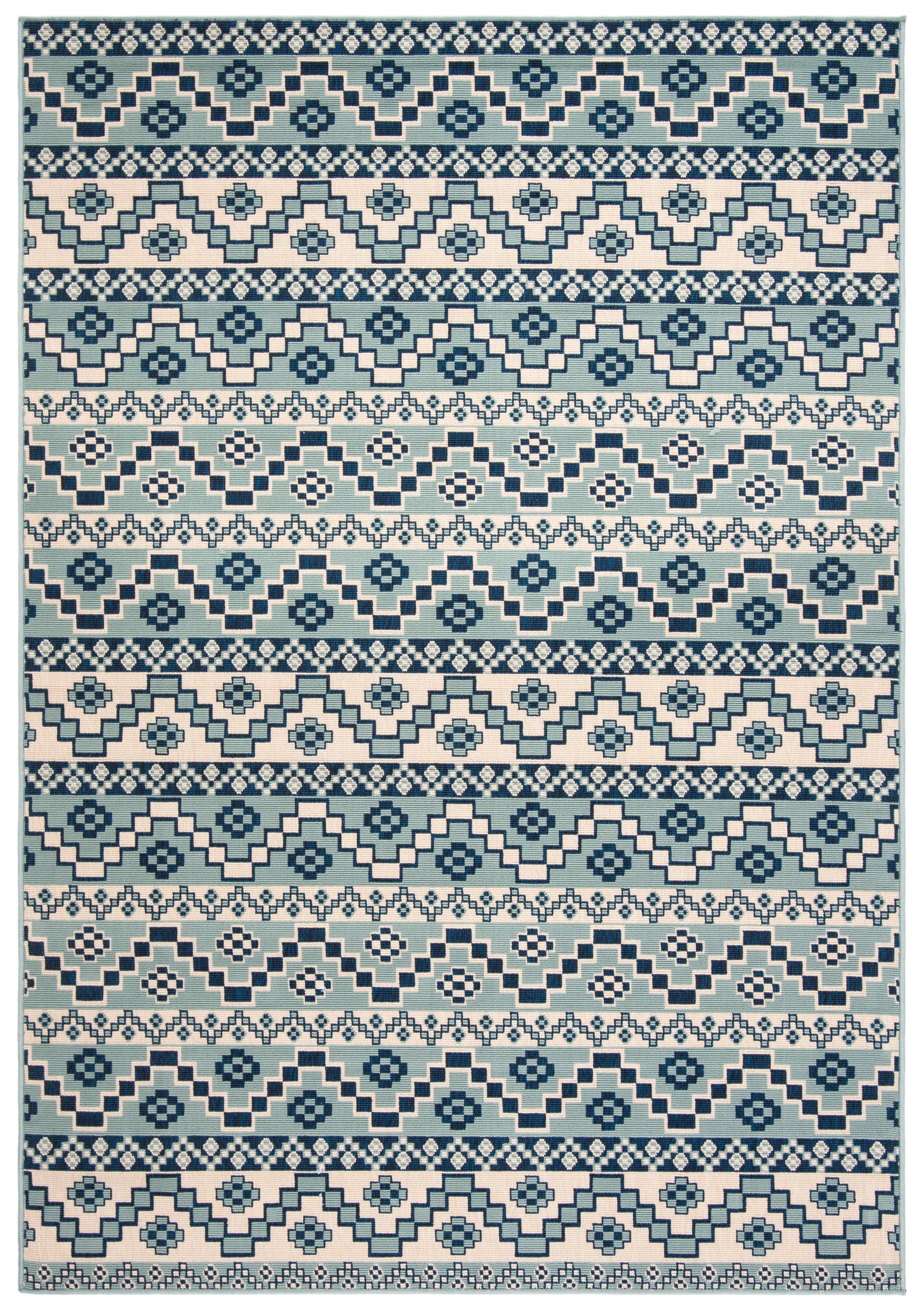 Safavieh Veranda Ver095 Turquoise/Blue Area Rug