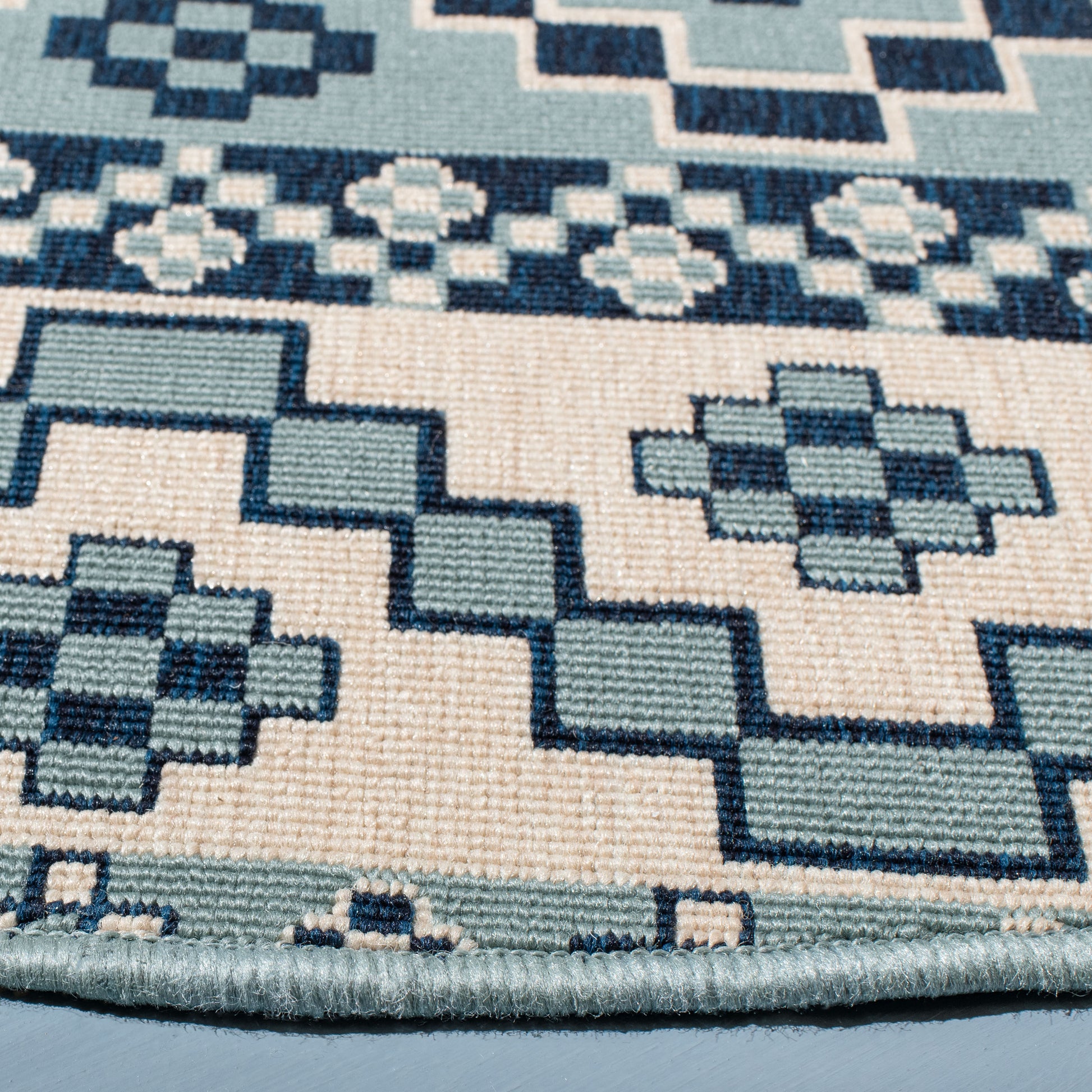 Safavieh Veranda Ver095 Turquoise/Blue Area Rug