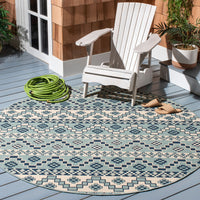 Safavieh Veranda Ver095 Turquoise/Blue Area Rug