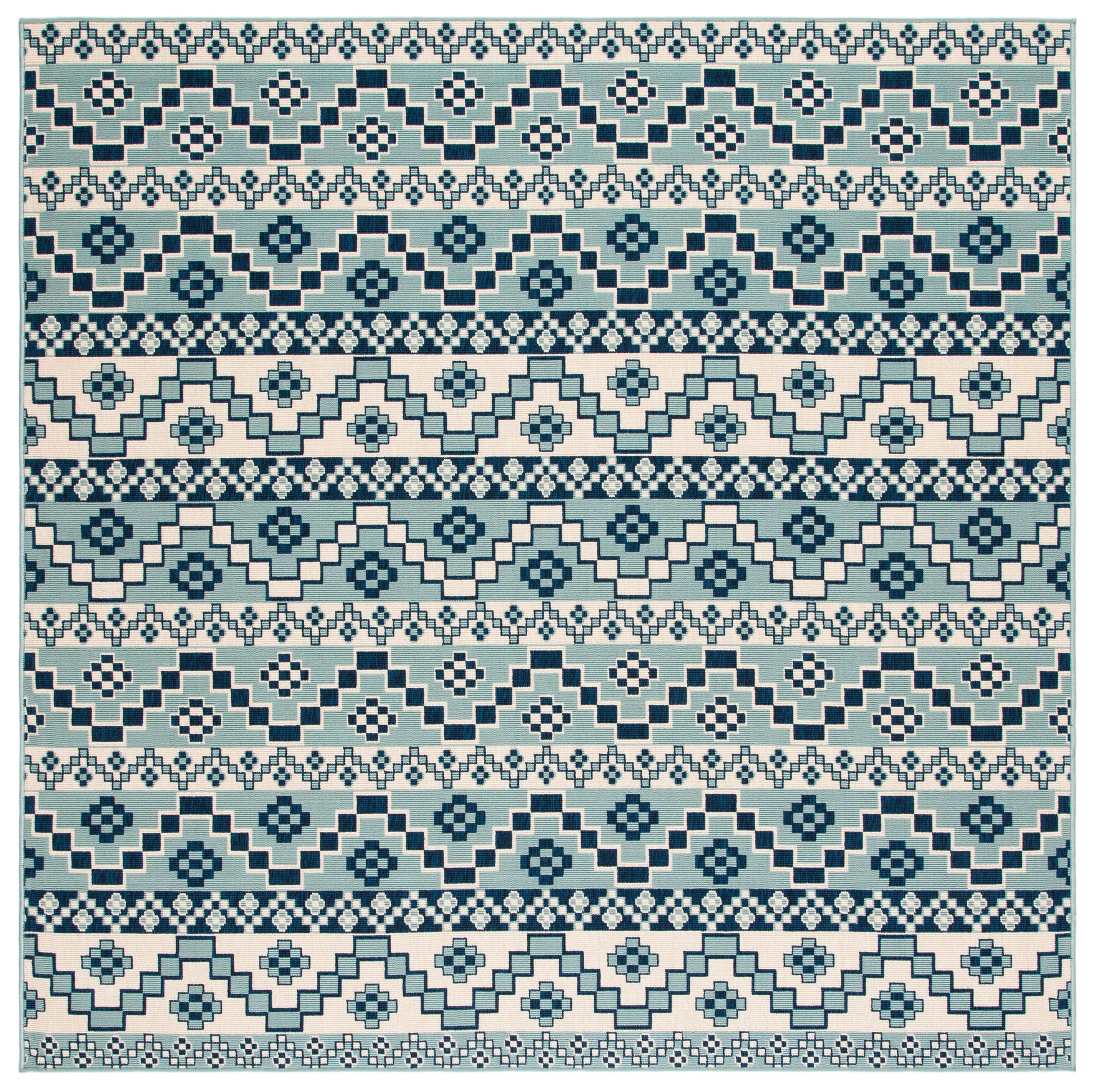 Safavieh Veranda Ver095 Turquoise/Blue Area Rug