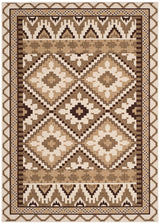 Safavieh Veranda Ver096 Creme/Brown Rug.
