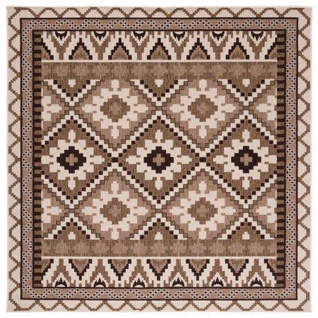 Safavieh Veranda Ver096 Creme/Brown Rug.