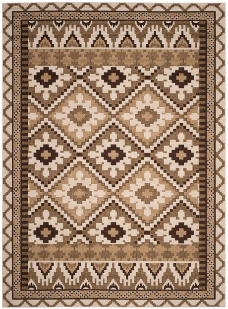 Safavieh Veranda Ver096 Creme/Brown Rug.