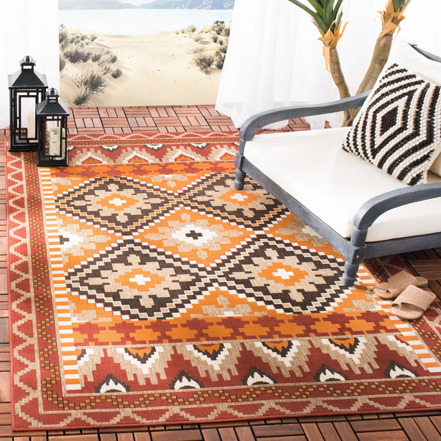 Safavieh Veranda Ver096 Rust/Red Rug.
