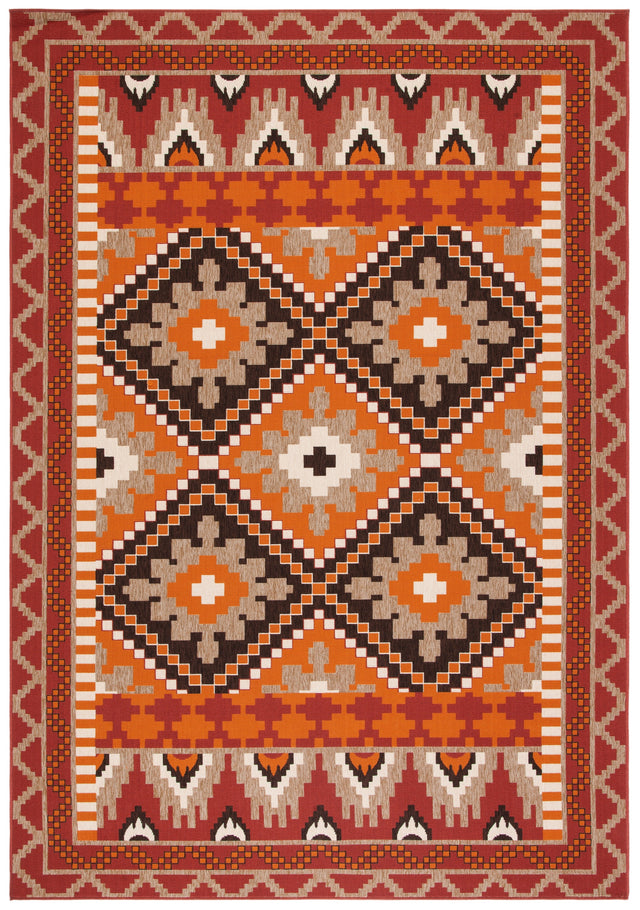 Safavieh Veranda Ver096 Rust/Red Rug.