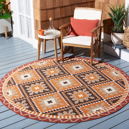 Safavieh Veranda Ver096 Rust/Red Area Rug