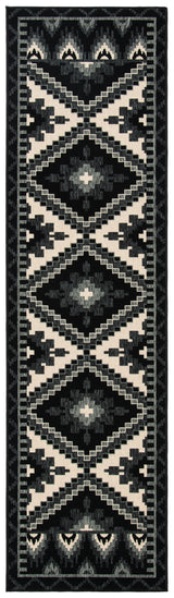 Safavieh Veranda Ver096 Black/Beige Rug.