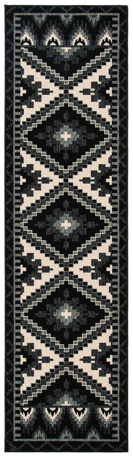 Safavieh Veranda Ver096 Black/Beige Rug.