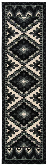 Safavieh Veranda Ver096 Black/Beige Area Rug