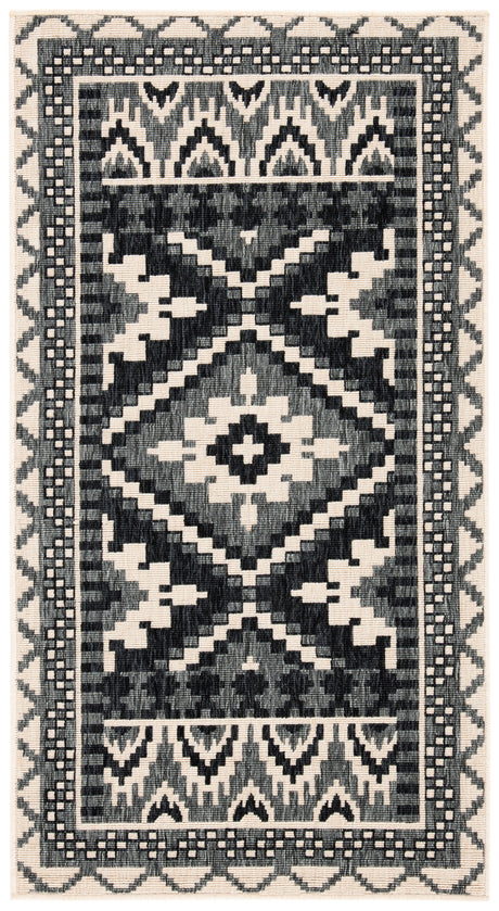 Safavieh Veranda Ver096 Black/Beige Rug.