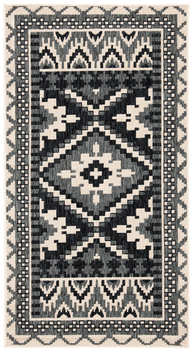 Safavieh Veranda Ver096 Black/Beige Rug.