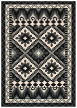 Safavieh Veranda Ver096 Black/Beige Rug.