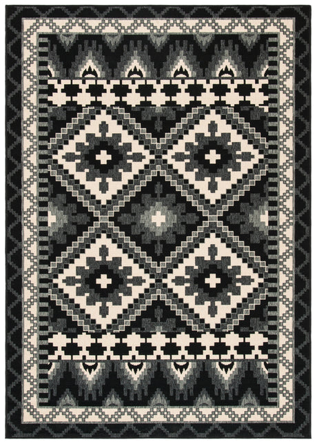Safavieh Veranda Ver096 Black/Beige Rug.