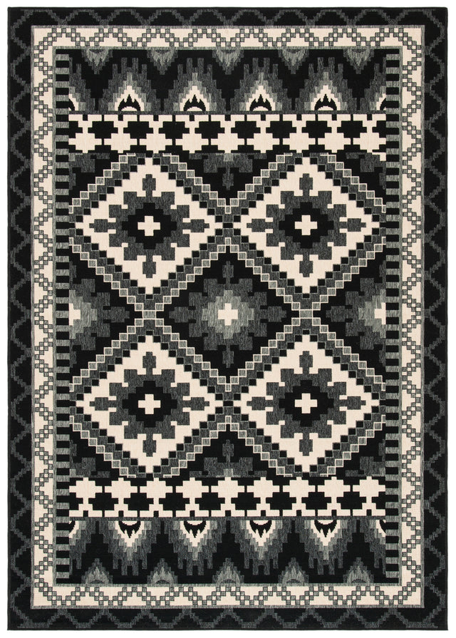 Safavieh Veranda Ver096 Black/Beige Rug.