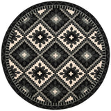 Safavieh Veranda Ver096 Black/Beige Rug.