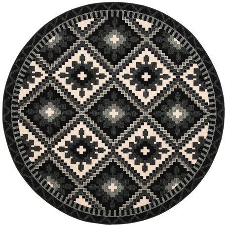 Safavieh Veranda Ver096 Black/Beige Rug.
