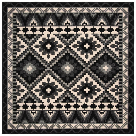 Safavieh Veranda Ver096 Black/Beige Rug.