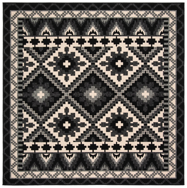 Safavieh Veranda Ver096 Black/Beige Rug.