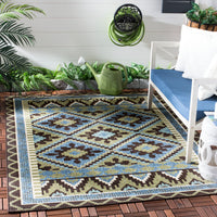 Safavieh Veranda Ver096 Green/Chocolate Area Rug