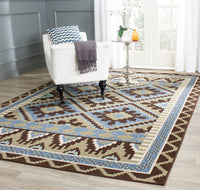 Safavieh Veranda Ver096 Green/Chocolate Area Rug