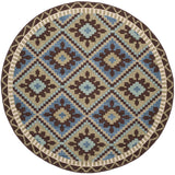 Safavieh Veranda Ver096 Green/Chocolate Rug.