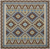 Safavieh Veranda Ver096 Green/Chocolate Rug.