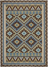 Safavieh Veranda Ver096 Green/Chocolate Rug.