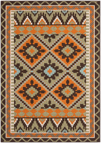 Safavieh Veranda Ver096 Green/Terracotta Area Rug