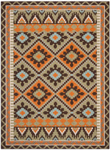 Safavieh Veranda Ver096 Green/Terracotta Rug.