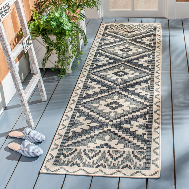 Safavieh Veranda Ver096 Beige/Grey Rug.