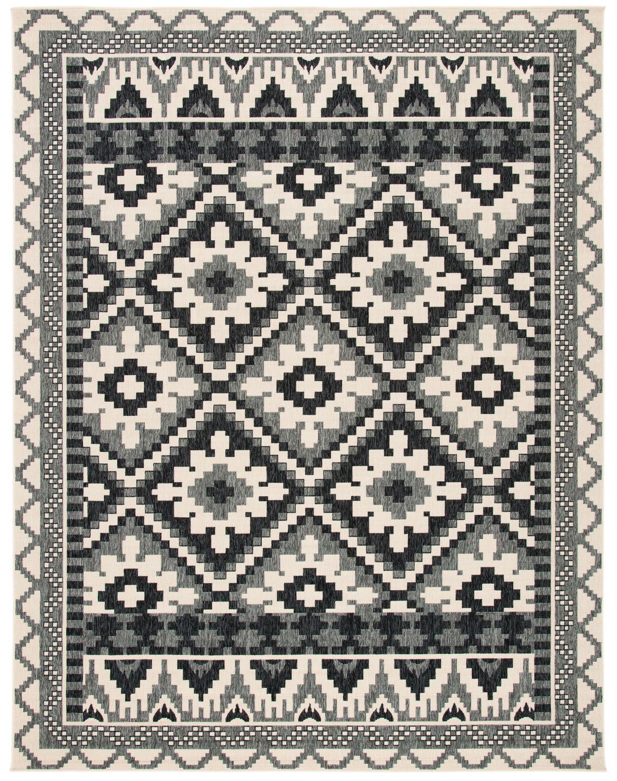 Safavieh Veranda Ver096 Beige/Grey Rug.